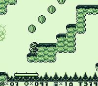 une photo d'Ã©cran de Super Mario Land 2 sur Nintendo Game Boy